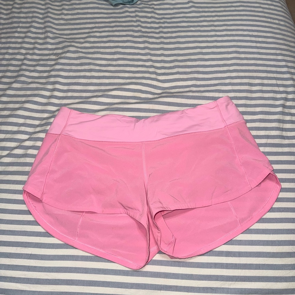 Lululemon Speed Up Short 2.5" Pink Shell